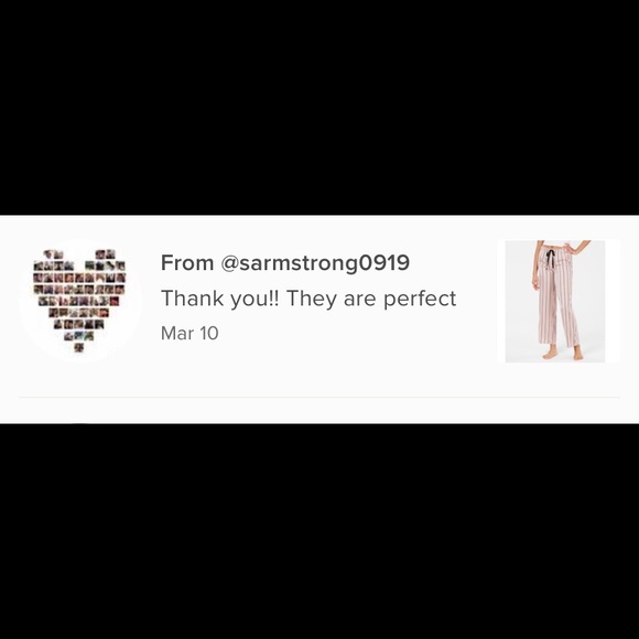 Last One~ Inc Striped Satin Pajama Pants-XXL - Picture 5 of 5